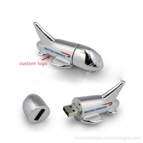 Metal Plane Model Airplane USB Flash Drive